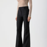 GABRIELA HEARST - Allanon Sequin Pant in Black Virgin Wool