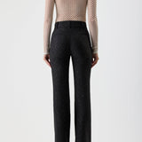 GABRIELA HEARST - Allanon Sequin Pant in Black Virgin Wool