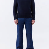 GABRIELA HEARST - Francesco Knit Sweater in Dark Navy Cashmere