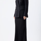 GABRIELA HEARST - Amergin Jacket in Black Silk Cashgora Boucle Gauze