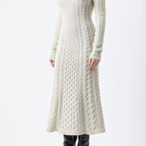 GABRIELA HEARST - Amaris Knit Maxi Dress in Ivory Cashmere