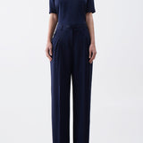 GABRIELA HEARST - Maura Pant in Navy Silk Crepe