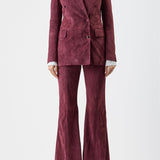 GABRIELA HEARST - Gavin Blazer in Deep Bordeaux Suede