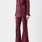 GABRIELA HEARST - Gavin Blazer in Deep Bordeaux Suede