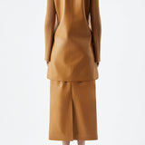 GABRIELA HEARST - Beko Dress in Cashew Nappa Leather