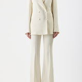 GABRIELA HEARST - Damus Blazer in Ivory Silk Wool Cady