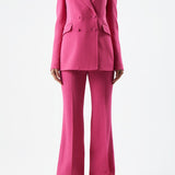 GABRIELA HEARST - Stephanie Blazer in Fuchsia Virgin Wool Crepe