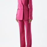 GABRIELA HEARST - Stephanie Blazer in Fuchsia Virgin Wool Crepe