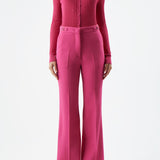 GABRIELA HEARST - Vesta Pant in Fuchsia Virgin Wool Crepe