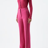 GABRIELA HEARST - Vesta Pant in Fuchsia Virgin Wool Crepe