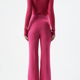 GABRIELA HEARST - Vesta Pant in Fuchsia Virgin Wool Crepe