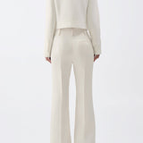 GABRIELA HEARST - Thereza Jacket in Ivory Linen Virgin Wool