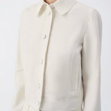 GABRIELA HEARST - Thereza Jacket in Ivory Linen Virgin Wool