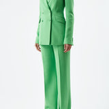 GABRIELA HEARST - Stephanie Blazer in Fluorescent Green Virgin Wool Crepe