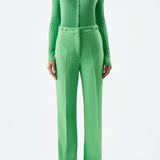 GABRIELA HEARST - Vesta Pant in Fluorescent Green Virgin Wool Crepe