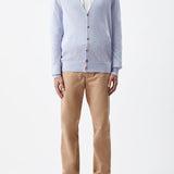 GABRIELA HEARST - Duke Knit Cardigan in Halogen Blue Cashmere