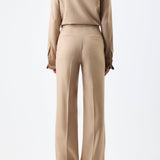 GABRIELA HEARST - Vesta Pant in Camel Virgin Wool Twill