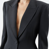 GABRIELA HEARST - Bertha Blazer in Charcoal Virgin Wool