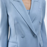 GABRIELA HEARST - Gavin Blazer in Stone Blue SIlk Virgin Wool