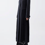 GABRIELA HEARST - Torres Fringe Coat in Black Textured Linen