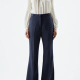 GABRIELA HEARST - Jones Pant in Midnight Double-Face Winter Silk