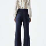 GABRIELA HEARST - Jones Pant in Midnight Double-Face Winter Silk