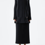 GABRIELA HEARST - Beko Dress in Black Double-Face Wool Crepe