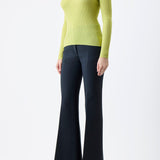 GABRIELA HEARST - Browning Knit Sweater in Lime Adamite Cashmere Silk