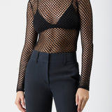 GABRIELA HEARST - Troth Knit Top in Black Merino Wool