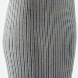 GABRIELA HEARST - Conti Knit Midi Skirt in Light Blue Melange Cashmere