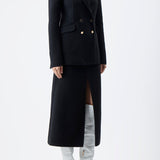 GABRIELA HEARST - Lloyd Blazer in Black Double-Face Recycled Cashmere