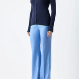 GABRIELA HEARST - Addison Knit Cardigan in Navy Cashmere Silk