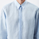 GABRIELA HEARST - Quevedo Shirt in Light Blue Linen