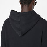 FRAME - Waffle Textured  Hoodie -- Noir