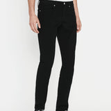 FRAME - L'Homme Slim Brushed Twill -- Noir