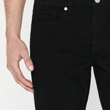 FRAME - L'Homme Slim Brushed Twill -- Noir