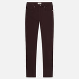 FRAME - L'Homme Slim Brushed Twill -- Wine