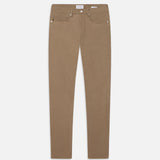 FRAME - L'Homme Slim Brushed Twill -- Dark Khaki