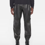 FRAME - Cargo Leather Pant -- Noir