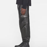 FRAME - Cargo Leather Pant -- Noir