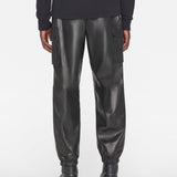 FRAME - Cargo Leather Pant -- Noir