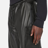 FRAME - Cargo Leather Pant -- Noir