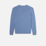 FRAME - Cashmere Crewneck Sweater -- Smoky Blue