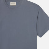 FRAME Logo Tee -- Smoky Blue