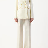 GABRIELA HEARST - Vesta Pant in Ivory Sportswear Wool