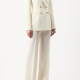 GABRIELA HEARST - Vesta Pant in Ivory Sportswear Wool