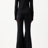 GABRIELA HEARST - Tori Knit Cardigan in Black Cashmere Silk