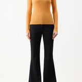 GABRIELA HEARST - Browning Knit Sweater in Fluorescent Orange Cashmere Silk