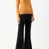 GABRIELA HEARST - Browning Knit Sweater in Fluorescent Orange Cashmere Silk