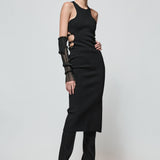 Herve Leger - BANDAGE MIDI DRESS W/ STRAPPY HARDWARE